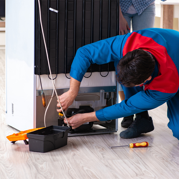 how much do you charge for refrigerator repair services in Petersburg IL